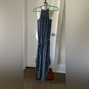 Elegant Blue Floral Women's Jumpsuit